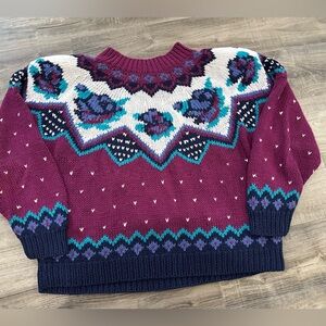 Nordstrom Point of View Vintage Fair Isle Sweater – Size M